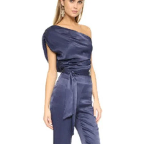 NWT Misha Catarina Navy Pantsuit. SZ M - Picture 3 of 5